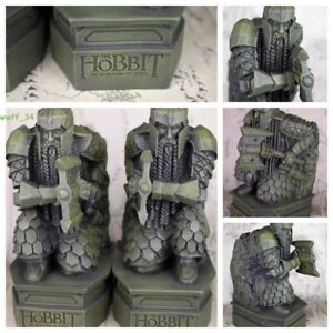 NEW Bookends The Lonely Mountain Smaug Hobbit Lord of The Rings Dwarf Axe Ver.