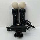 Sony Playstation Move Camera Bundle - 2 Motion Controllers - w/ Camera - PS3 !