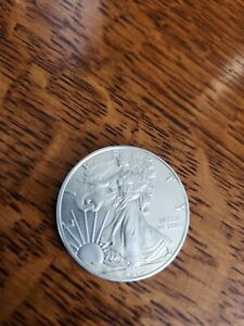 2020 $1 Silver Eagle Silver Dollar. Uncirculated. 1 oz. .999 silver.