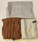 Lot Of 3 Fashion Scarves, Hijab Nice Colors And They Are Sparkly Glittery