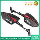 For KAWASAKI NINJA 250R 300R 650R Strom Thread Left Right Rear Rearview Mirrors (For: Kawasaki Ninja 250R)