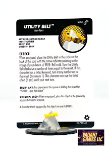 DC Heroclix Utility Belt #s001 w/ Card Batman Team Up Set