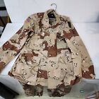 US Army Issued BDU Desert Storm Chocolate Chip Camo Jacket Pants Sz Small Short