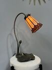 Tiffany Style Stained Glass Meyda Lamp Pond Lily Bronze Base 16