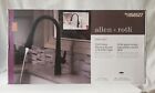 Allen + Roth Bryton Matte Black Pull-down Kitchen Faucet With LED Light