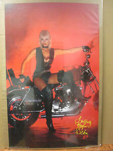 vintage 1985 SEKA Lustfully Yours hot girl poster man cave car garage 6572