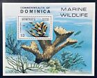 DOMINICA MARINE WILDLIFE STAMPS SS 1979 MNH SEA LIFE ELKHORN CORAL FISH FAUNA