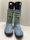 Bogs Snownights Women's Lined Insulated Waterproof Winter Boots Aqua Size 8
