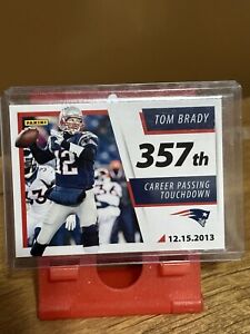 New Listing2021 Panini Score Tom Brady 357th Career Passing TDs Patriots