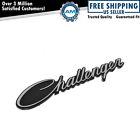 MOPAR Grille Emblem Nameplate Chrome & Black Classic Script for 08-14 Challenger (For: Dodge R/T)