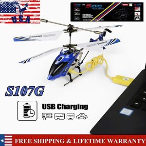 3.5CH Remote Control Helicopter Syma S107G RC Helicopter w/ Gyro Toy Gift Kid US
