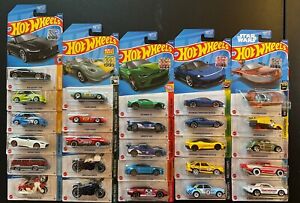 2022 Factory Sealed Hot Wheels Lot Of 25. Variety of nice cards.  Packed w/care