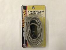 Wilson 18 Foot Super Mini 8 RG8X CB Radio Antenna Coax Cable PL259's With Boot