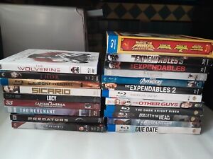 Lot Of 21 Blu Ray Movies(Action, Comedy)