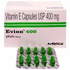 Evion 400 mg Capsule Vitamin E For Face Hair Acne Nails Shipment Free