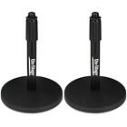 On-Stage DS7200B Adjustable Desktop Microphone Stand (2-Pack)