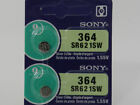 Sony 364 SR621SW Watch Battery 2Pc