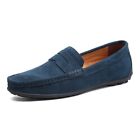 Suede Leather Men Casual Shoes Loafers Leather Driving Moccasins Slip on Shoes