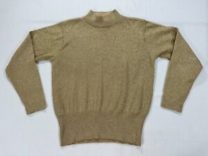 Vintage Jacobson’s Merino Wool Gold Women’s Sweater Cardigan Size M