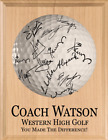 SIGNABLE Golf Coach Gift PERSONALIZED Coach's Sign Team Appreciation Award