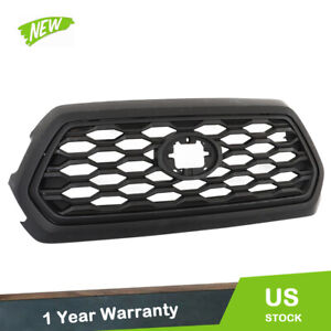 TO120040 Front Upper Grille Assembly For Toyota Tacoma 2016-2022 Matte Black (For: 2021 Tacoma)
