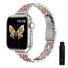 Slim Women Strap for Apple Watch Band iWatch Series 9 8 7 6 5 4 3 45mm 44mm 40mm