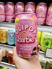 NEW OLIPOP BARBIE EXCLUSIVE PINK SODA CAN COLLECTOR VIRAL TIK ICE 12 PEACHES