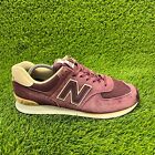 New Balance 574 Mens Size 11.5 Red Athletic Running Shoes Sneakers ML574BG2