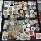 Vintage Junk Drawer Lot Coins Tokens Medals Etc #2