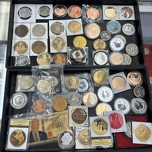 New ListingVintage Junk Drawer Lot Coins Tokens Medals Etc #2