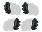 Pyle 6.5” 4 Bluetooth Flush Mount In-wall In-ceiling 2-Way Speaker System @NEW@