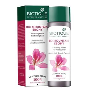 Biotique Bio Mountain Ebony Vitalizing Serum  Falling Hair 120ML FACTORY Sealed