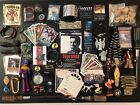 Junk Drawer Lot Vintage Movie Promo Merch Cards Tools Toys