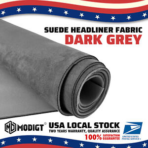Suede Headliner Gray Fabric Material 79