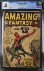 Amazing Fantasy #15 CGC P 0.5 1st Appearance Spider-Man Kirby Cover! Marvel 1962