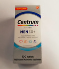 Centrum Silver Men's 50+ Multivitamin Multimineral Supplement 100 CT Jun 25 & UP