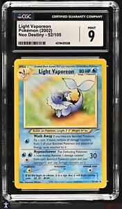 Light Vaporeon - Neo Destiny 2002 - 52/105 - Mint 9