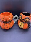 Johanna Parker Owl Pumpkin Peep Halloween Mugs Set Of 2
