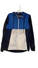 Under Armour Windbreaker Jacket Mens Small Mesh Blue White Hooded Golf Outdoors