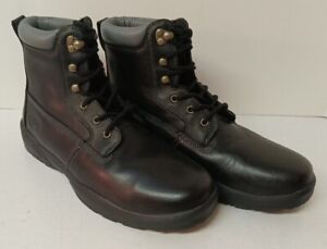Dr. Comfort 9510 BOSS Black Leather Boots Diabetic Work Hiking Ankle Men's-12 W