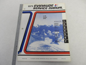 5423 Evinrude 1979 Outboard Service Manual 2 HP 2902