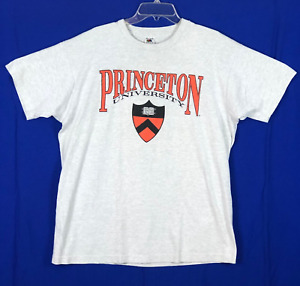 Vintage Princeton University T-Shirt Gray Single Stitch USA Made Mens XL