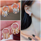 925 Silver Filled,Gold Wedding Drop Earring Creative Cubic Zircon Women Jewelry