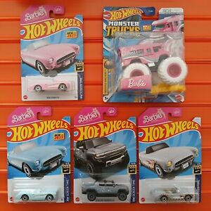 Hot Wheels Barbie The Movie Lot Of 5