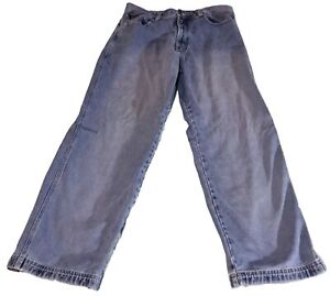 Pelle Pelle Vintage Men's Jeans Size 36 Blue Denim Baggy Loose Fit Wide Leg
