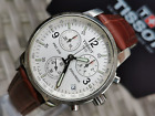 Tissot PRC 200 ,White dial, Swiss Men's watch chronograph, box