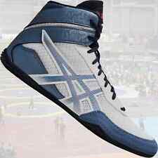 Asics Matcontrol 3, Mens Wrestling Boxing Shoes - White Storm Blue - 1081A053