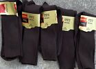 Vintage Socks Mens Dress Nylon Brown size 12-14 Lot Of 5 Slow Fashion Hanes USA