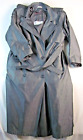 Vintage Trench Coat Evan Picone Removable Wool Liner And Collar Fit women's M