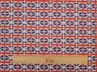 Allover Union Jack Fabric by Rose & Hubble cotton for King Charles' Coronation